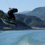 Compétition de wakeboard en Isère, sur le lac de Monteynard avec Wake it easy