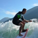 Cours de wake surf base nautique de Treffort avec Wake it easy